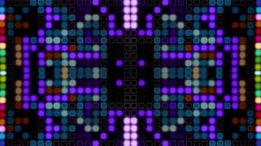 Led ışıklarla soyut renkli desen