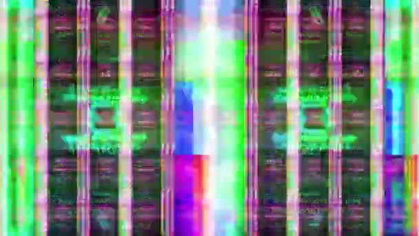 Images abstraites de morceaux de cinéma avec effet miroir 