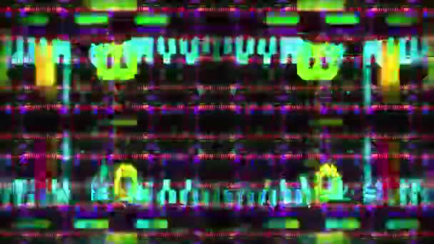 Images abstraites de morceaux de cinéma avec effet miroir 