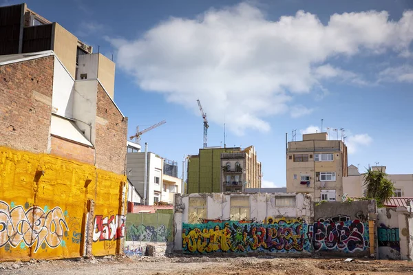 Poble nou промышленная площадка в Барселоне — стоковое фото