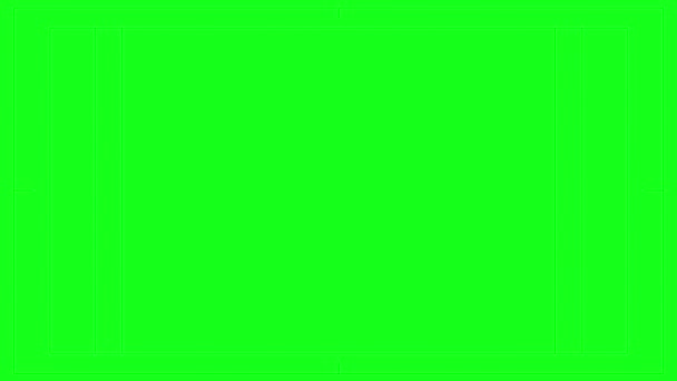 Grüner Bildschirm Chroma Key Hintergrund — Stockvideo