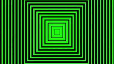 Yeşil arkaplanda hareket eden kareler