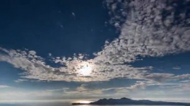 Mallorca kıyı şeridinin ileri geri videosu, İspanya