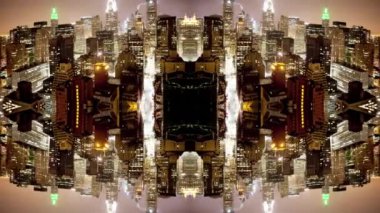New York şehrinin Kaleydoskopik videosu