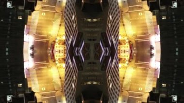 New York şehrinin Kaleydoskopik videosu