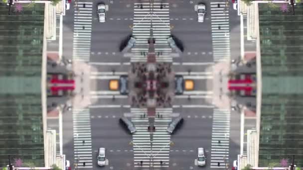 Kaleidoscopische video van New York City — Stockvideo