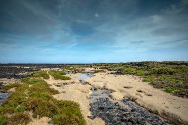 Caleton Blanco Lanzarote plajı.