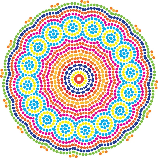 モザイクの円の設計図 — ストック写真