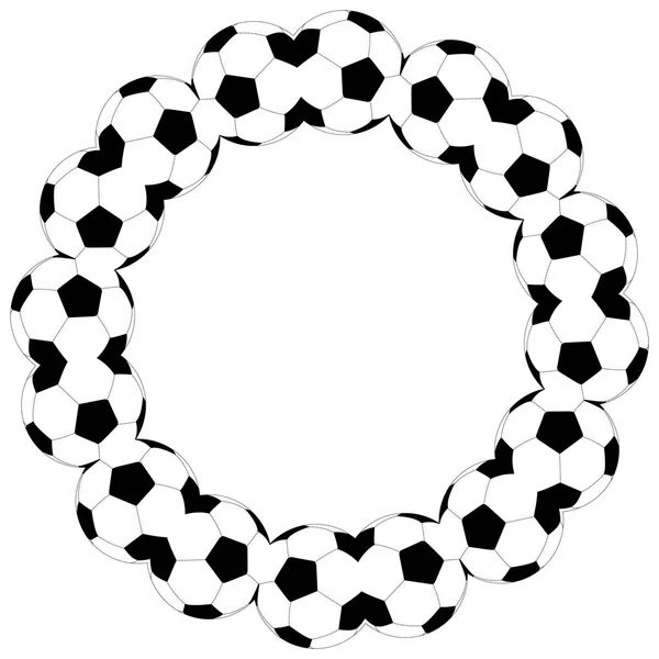 サッカー ボール イラスト グラフィック パターン — ストック写真