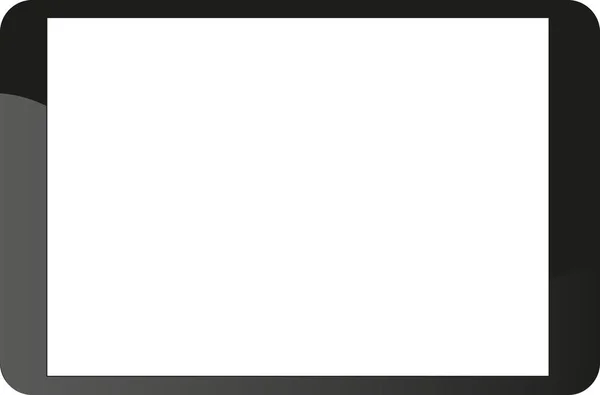 Иллюстрация Планшета Пустым Экраном — стоковое фото