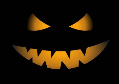 Balkabağı Cadılar Bayramı yüzü