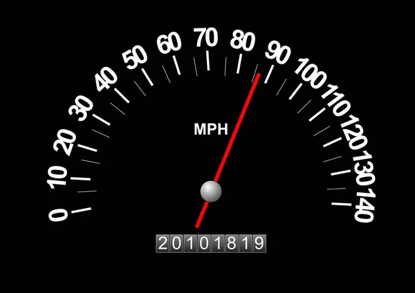 Speedometer Graphic Illustration Vector — Stock Photo, Image