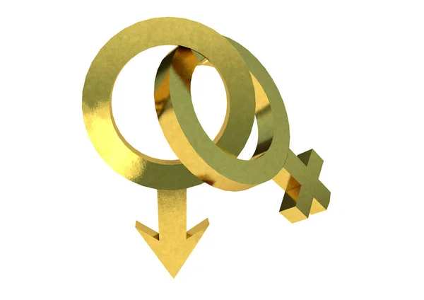 Symbole Masculin Féminin — Photo