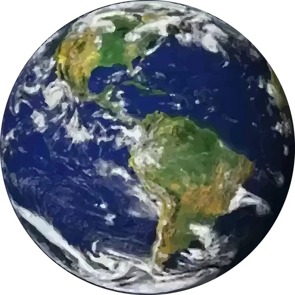 Графическая Иллюстрация Планеты Земля — стоковое фото