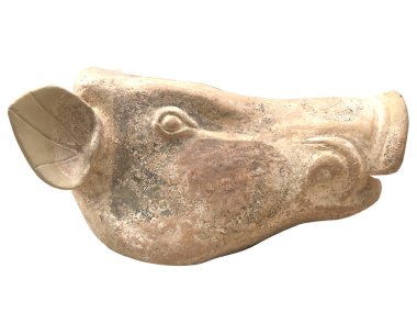 Santorini Boars Head heykel