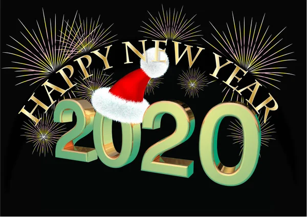 2020 Roku Nowy Napis — Zdjęcie stockowe