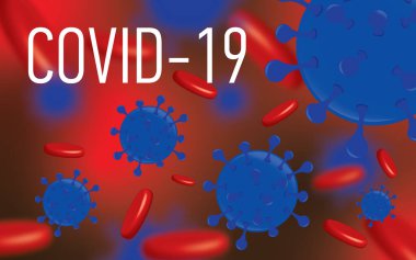 Coronavirus Covid-19 Karantina vektörü