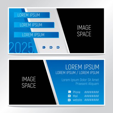 Broşür, Poster, Kurumsal Sunum, Portföy, Flyer, Front ve Arkası için soyut vektör şablonu. Vektör