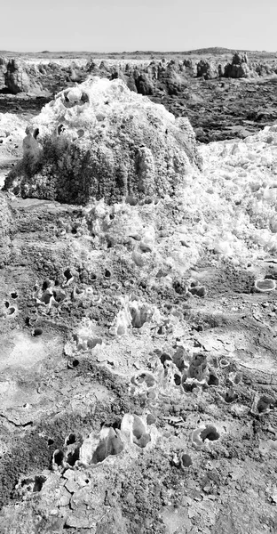 Danakil Etiopia Africa Depressione Vulcanica Del Dallolo — Foto Stock