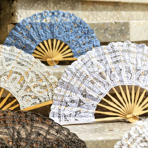 in cyprus the handmade paper fan exposure for the sale and blur