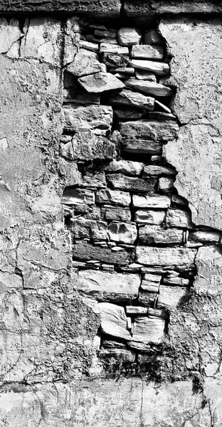 Zypern Das Alte Kaputte Mauer Und Ziegelkonzept Von Dichte Und — Stockfoto