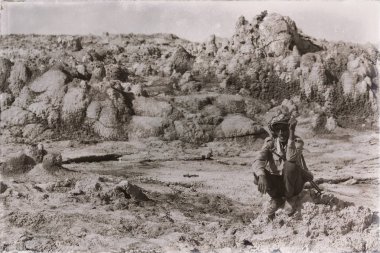 Etiyopya, Danakil-Ocak 2018--devlet yatılı arayan kimliği belirsiz düzensiz asker yaklaşık