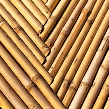 doku arka plan bambu duvar ve malzeme dekor