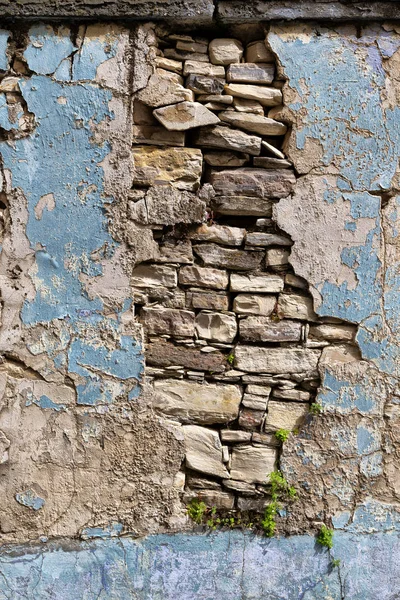 Кипре Старая Сломанная Стена Кирпичная Концепция Денджера Разрушения — стоковое фото