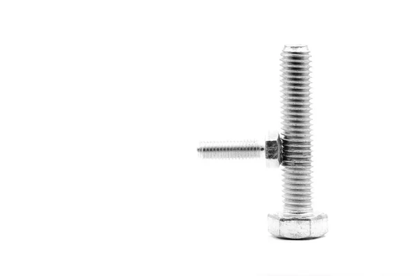 Set Screw White Space Abstract Concept Male Erction — Stock Photo, Image