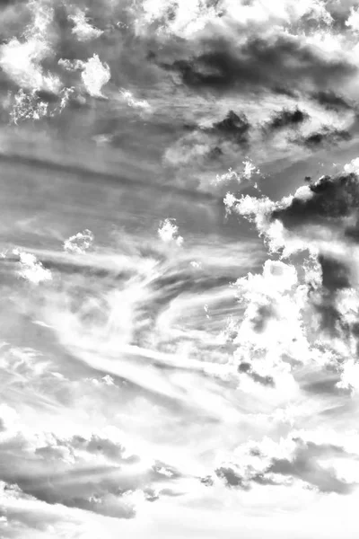 Nel Cielo Nuvoloso Raggio Luce Come Concetto Paradiso Santo Pace — Foto Stock