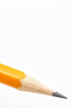 Beyaz arka plan rengi, kalem ve boş spac ile bulanıklık