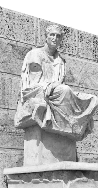 Griego Athens Estatua Antigua Del Marbel Concepto Del Cielo Historia — Foto de Stock