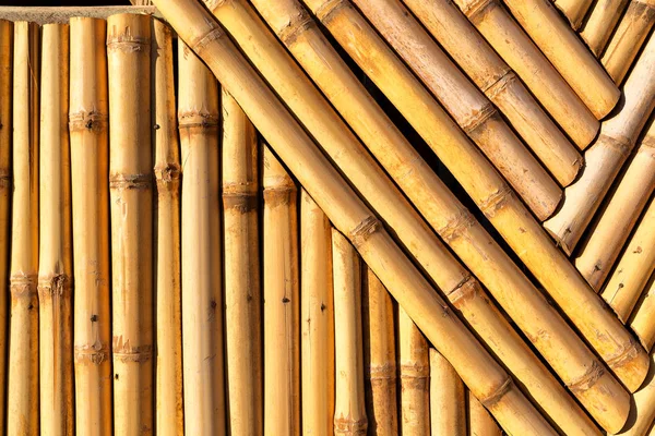 Abstracte Textuur Achtergrond Van Het Bamboe Wand Materiaal Decor — Stockfoto