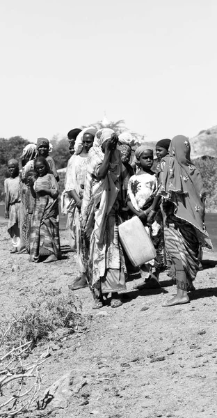 Ethiopie Danakil Circa Janvier 2018 Personnes Non Identifiées Dans Rue — Photo