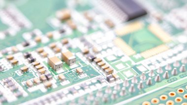 ışık teknolojisi ve gelecekteki mikro teknoloji ve compute kavramı gibi bulanık devre kartı