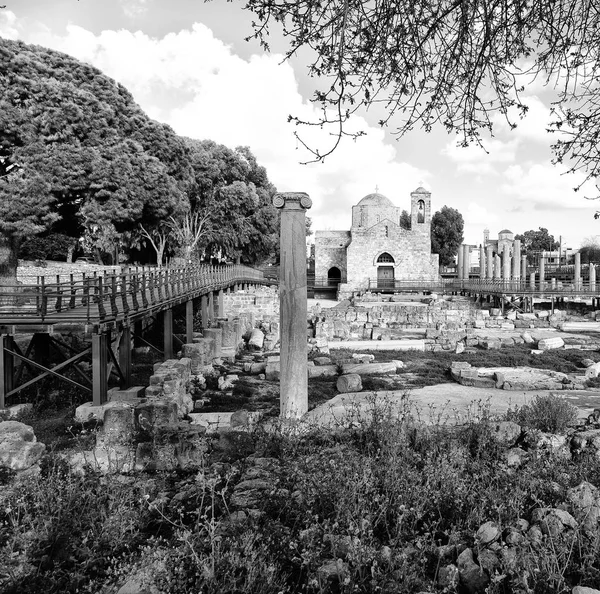 Στην Κύπρο Την Παλιά Εκκλησία Και Την Ιστορική Κληρονομιά Της — Φωτογραφία Αρχείου