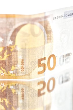 euro para arka plan bulanık ve ayna gibi başarı refah ve iş kavramı