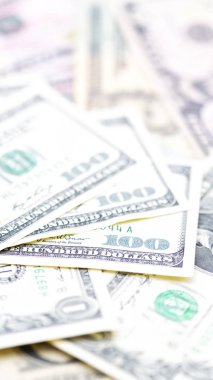 bulanık doları banknot, refah ve iş başarı kavramı yakından görmek