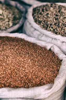 arka plan doku doğal gıda vejetaryen için bir Pazar birçok