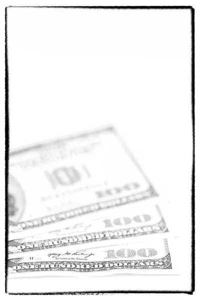 Close View Blurred Dollar Banknotes Prosperity Business Success Concept — Stock Photo, Image