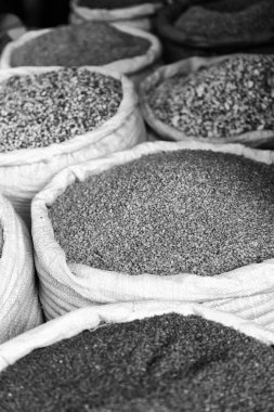 arka plan doku doğal gıda vejetaryen için bir Pazar birçok