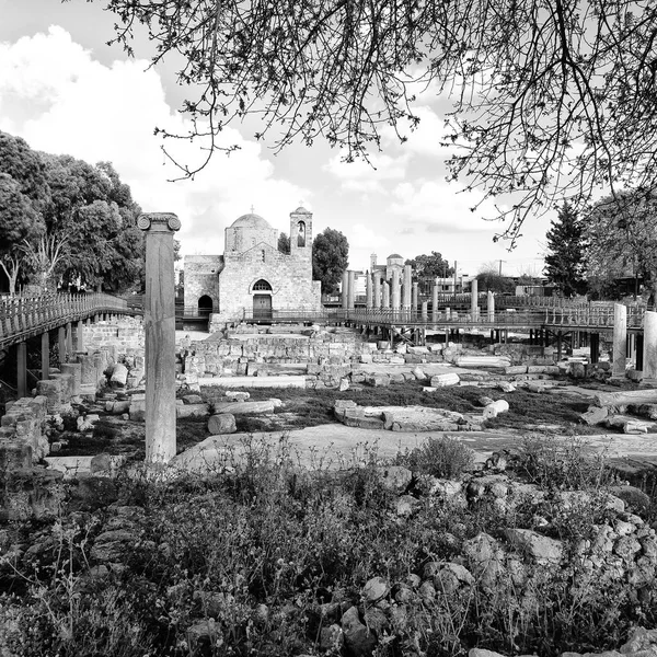 Στην Κύπρο Την Παλιά Εκκλησία Και Την Ιστορική Κληρονομιά Της — Φωτογραφία Αρχείου
