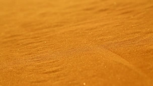 Mooie Schilderachtige Zandduinen Woestijn Oman — Stockvideo