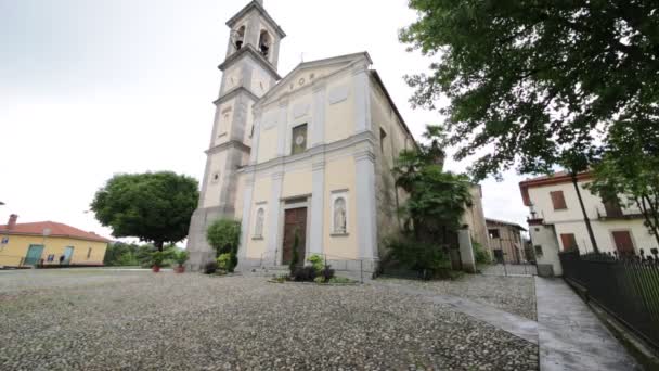イタリアの宗教建物のカトリック教会 — ストック動画