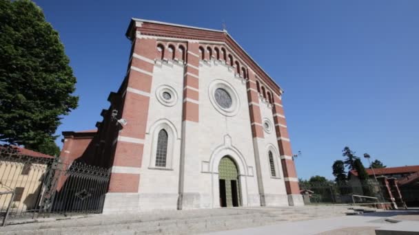 Italie Varano Borghi Ancien Édifice Religieux Pour Tour Catholique Tour — Video