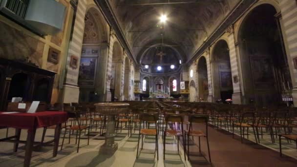 Intérieur Autel Église Lonate Pozzolo Italie — Video