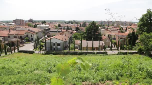 Paisagem Urbana Telhados Casas Turbigo Itália — Vídeo de Stock