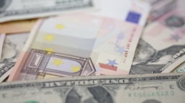 arka plan için dolar banknotların yakın çekim görüntüleri