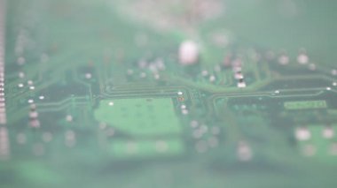 bulanık devre kartının yakın çekim