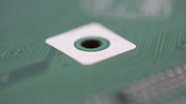 bulanık devre kartının yakın çekim